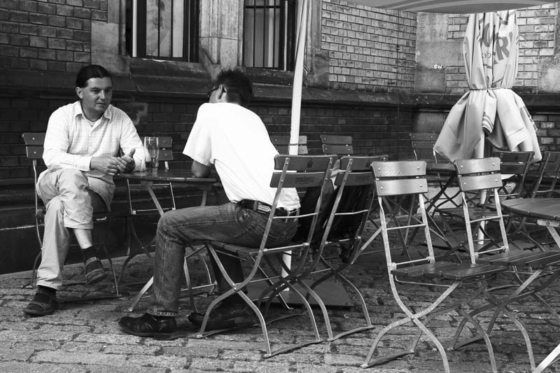Conversation at the Castle Cafe, Prague